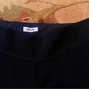 Moschino Black Flared Trousers – Made in Italy, AEFFE Vintage Y2K